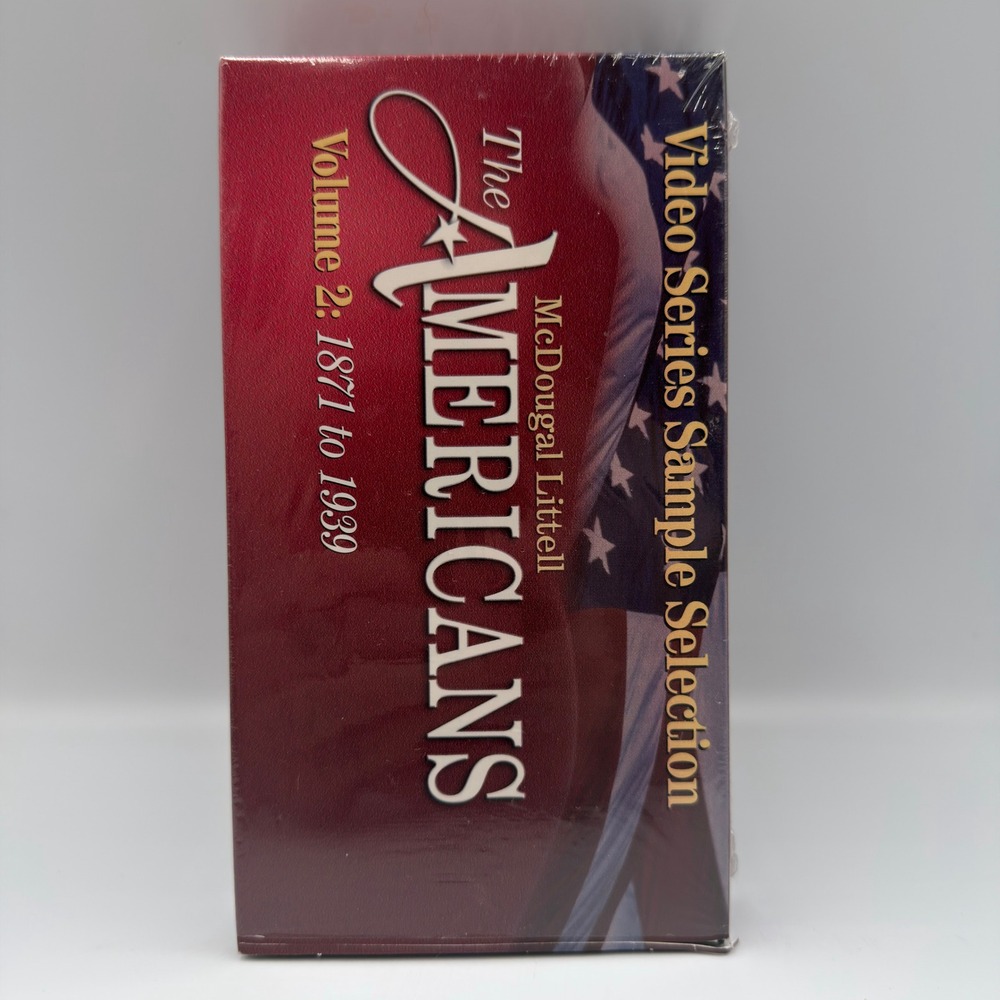 McDougal Littell The Americans Video Series Volume 2 1871-1939 VHS Sample New